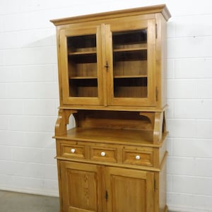 Beautiful buffet cabinet, kitchen cabinet, display cabinet made of soft wood image 1