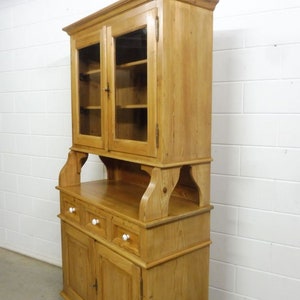 Beautiful buffet cabinet, kitchen cabinet, display cabinet made of soft wood image 8