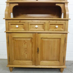 Beautiful buffet cabinet, kitchen cabinet, display cabinet made of soft wood image 4