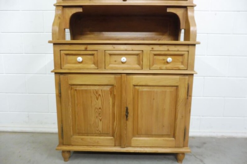 Beautiful buffet cabinet, kitchen cabinet, display cabinet made of soft wood image 4