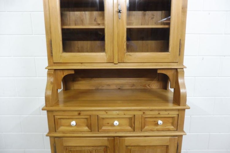 Beautiful buffet cabinet, kitchen cabinet, display cabinet made of soft wood image 3