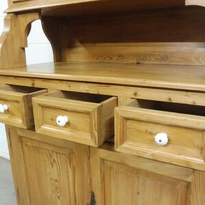 Beautiful buffet cabinet, kitchen cabinet, display cabinet made of soft wood image 5