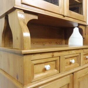 Beautiful buffet cabinet, kitchen cabinet, display cabinet made of soft wood image 6