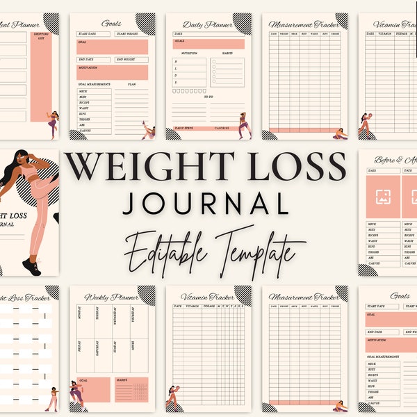 Weight Loss Journal Etsy