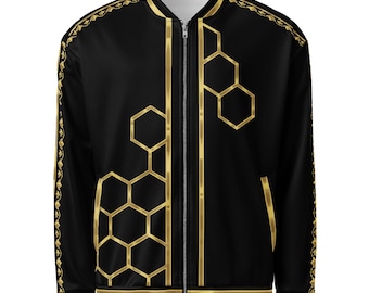 Limbus company Arbiter themed bomber jacket