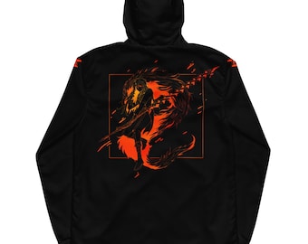 Limbus Company Don Quixote Themed Windbreaker
