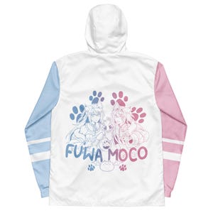 Hololive Fuwamoco themed windbreaker