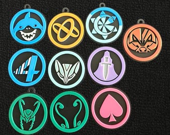 Marvel Rivals Strategist 3D printed Pins/Charm