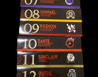 Limbus company sinner slap sticker set 2