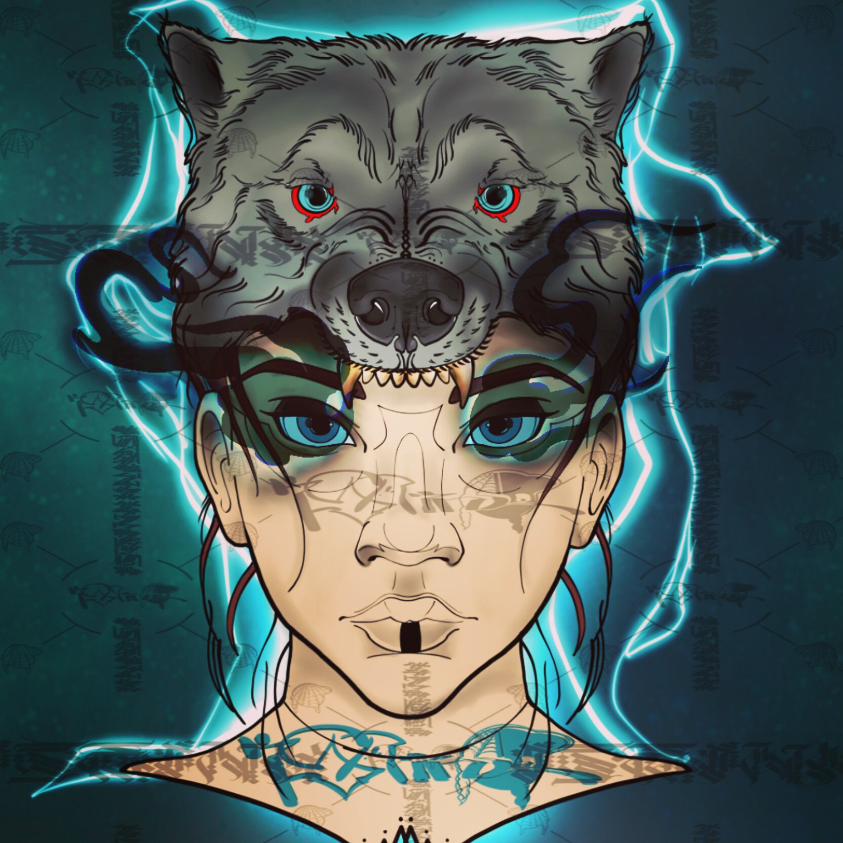 Neo Traditional Procreate Stamp Brushes Val.1 Isaink917 Tattoo Flash ...