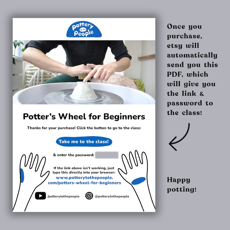 Online Pottery Class: Potter's Wheel for Beginners image 2