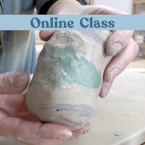 Marbled Pottery Tutorial - Online Pottery Class