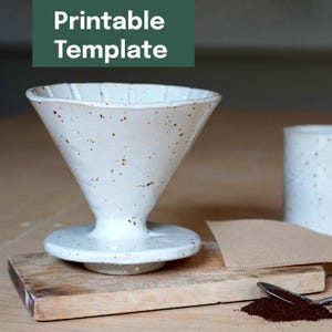 Szablon do ceramiki do druku + samouczek wideo – Kawka