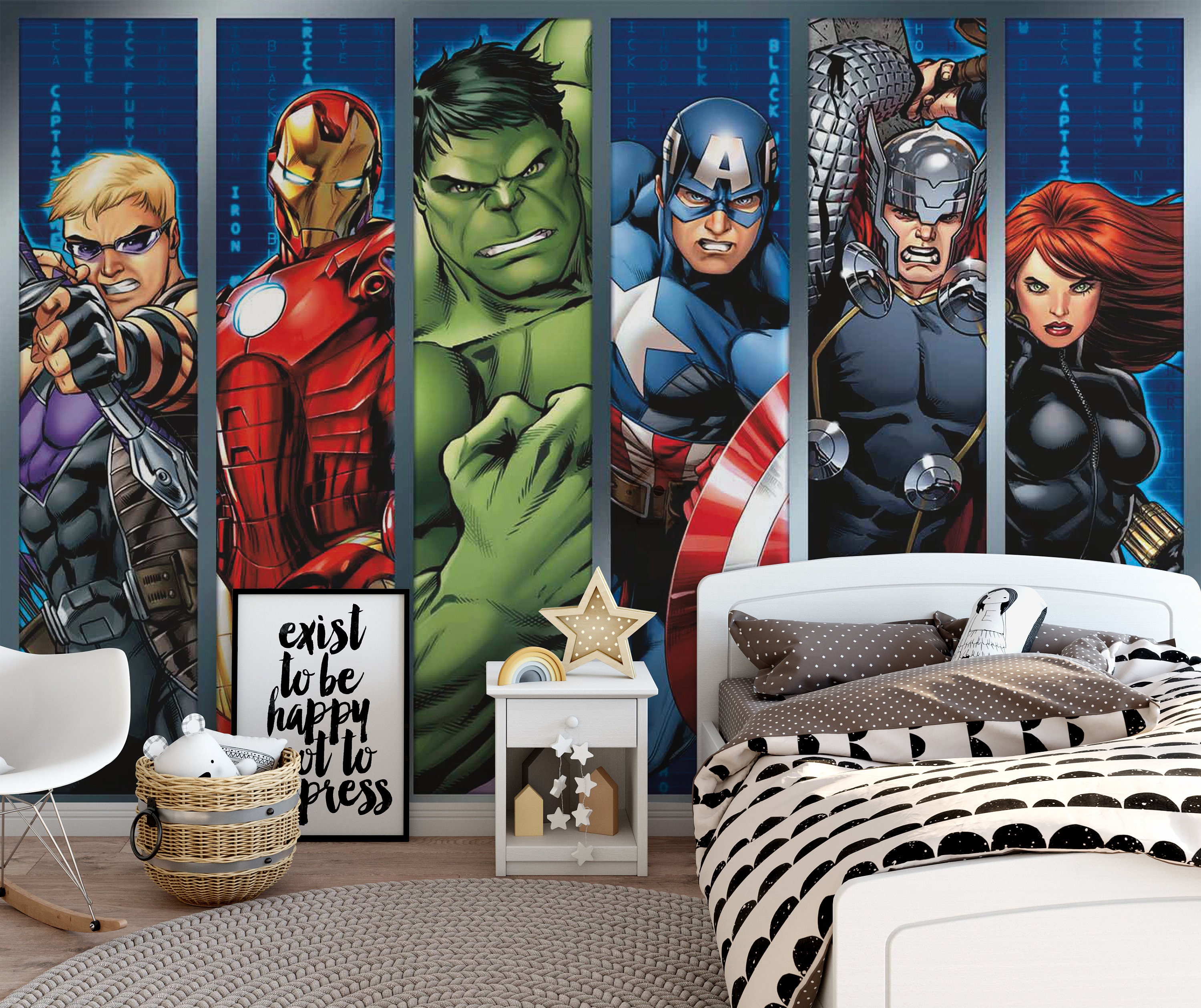 Avengers Wallpaper - Etsy Avengers Wallpaper - Etsy
