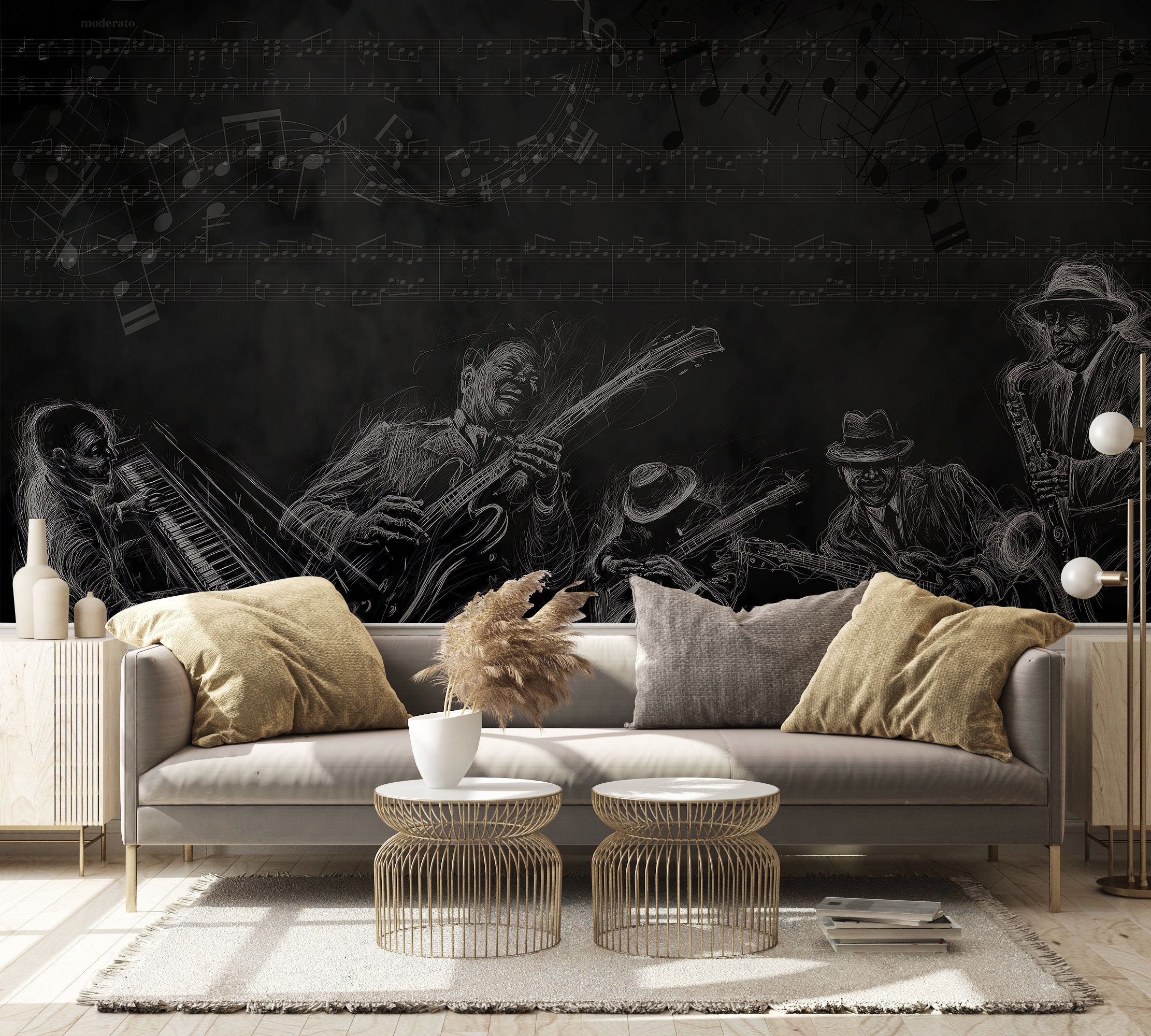 Music Wallpaper - Etsy Music Wallpaper - Etsy