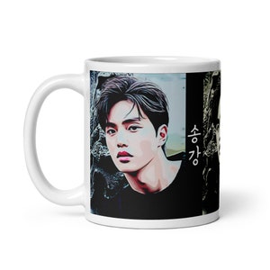 Song Kang Korean Mug, K Drama Lover Coffee Mug, Coffee Cup, K Drama Fan Gift, Korean Cup, South Korea Mug, K Drama Addict Mug