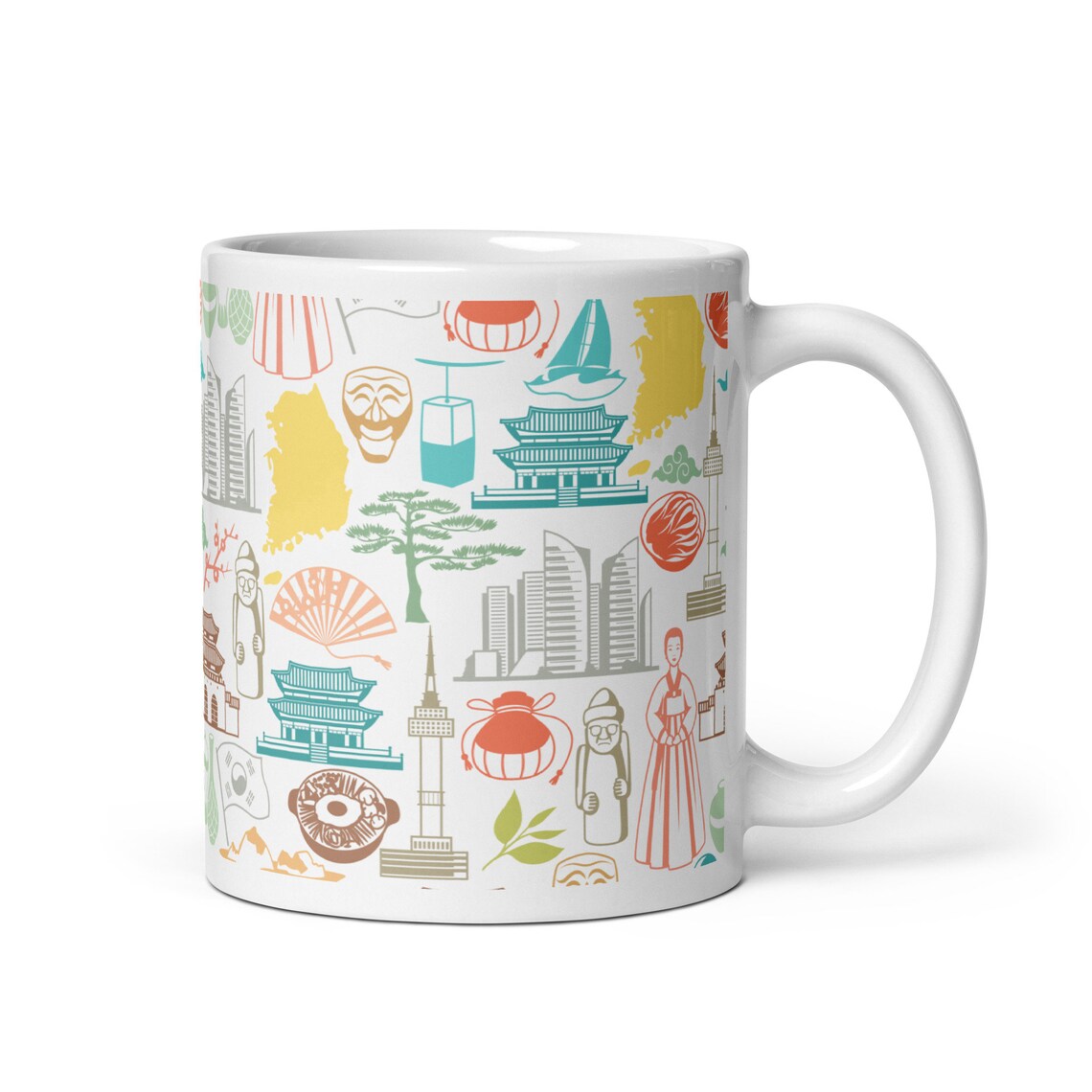 Korean Mug Seoul Mug Korean Cup K Drama Lover Coffee Mug - Etsy