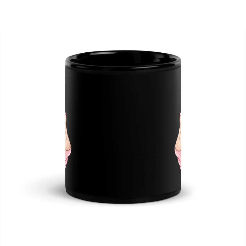 Korean Mug, Seoul Mug, Black Korean Cup, K Drama Lover, Coffee Mug, K