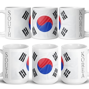 Korean Mug, Seoul Mug, Korean Cup, K Drama Lover, Coffee Mug, K Pop Lover, Korean Cup, K Drama Addict Mug, 서울, South Korea Flag