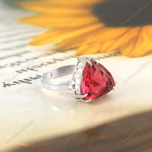 Pink Tourmaline Ring,925 Sterling Silver Ring, vintage rings Tourmaline Ring, Women&#39;s Ring, Handmade Ring, Engagement Ring, Gemstone Ring