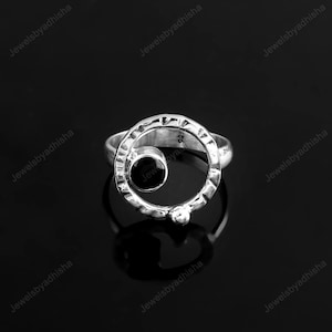 Natural Black Onyx Ring,925 Sterling Silver Ring, Handmade Ring, Black Ring, Art deco Ring, Onyx Ring, Gemstone Ring, Minimalist Ring, Gift