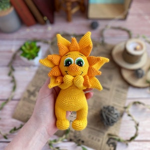 Crochet Pattern Doll Funny Sun. Tutorial Doll Sun in English in PDF