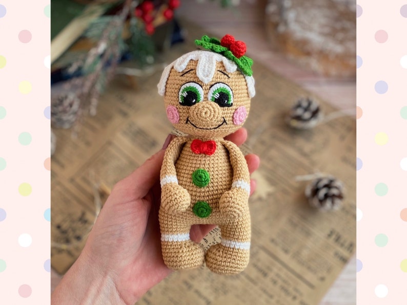 PATTERN Doll Gingerbread Man Crochet Toy. Gingerbread Man - Etsy