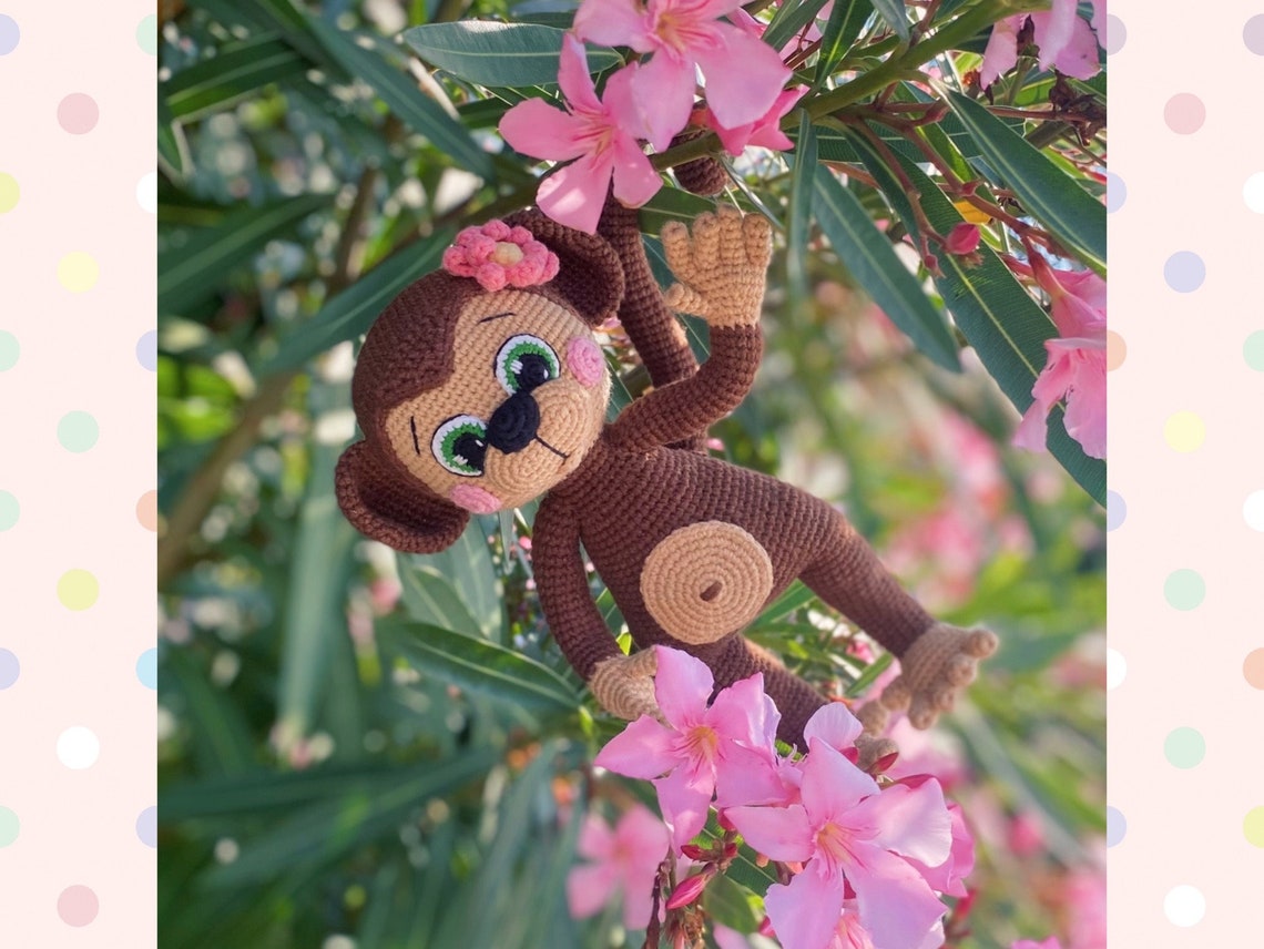 Crochet Pattern Doll Monkey. Tutorial Monkey in English in - Etsy