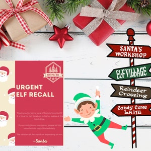 Elf Recall Letter| Return to the North Pole