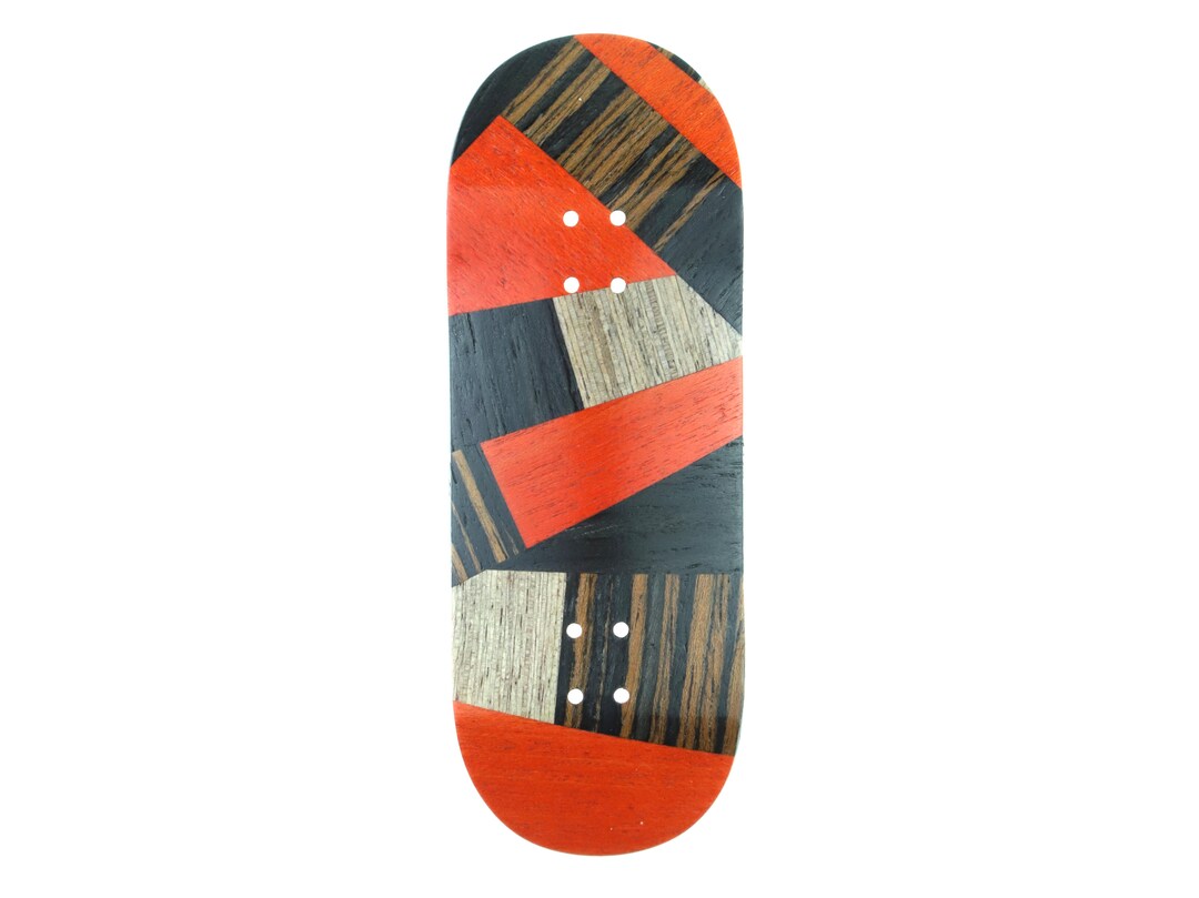 Mckenzie Fingerboards Orange Abstract Split Ply Fingerboard Etsy