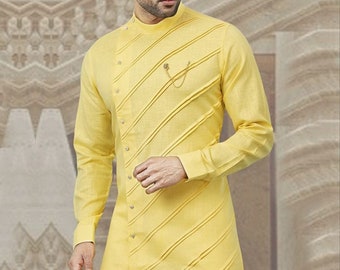 Cotton Indian Kurta: Party Wear Kaftan