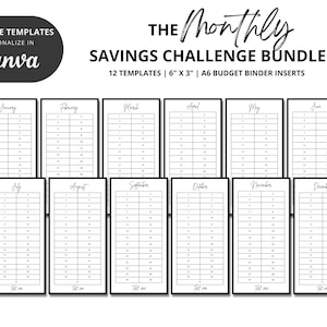 Checkered Budget Binder - A6 – CDN Girl Cash Stuffer