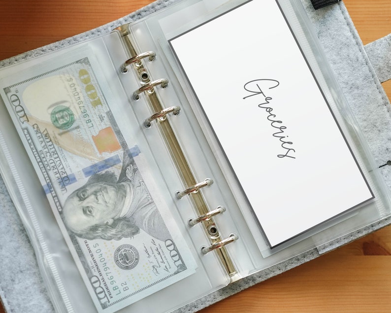 A6 Budget Binder Envelope Inserts 20 Categories Cash Etsy