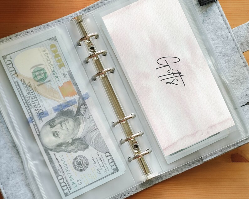 A6 Budget Binder Envelope Inserts 20 Categories Cash Etsy