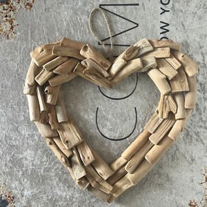 Handcrafted 13-inch Wooden Hearts: Perfect for Valentine's Day, Year-round  Home Décor, and Garden Delights 