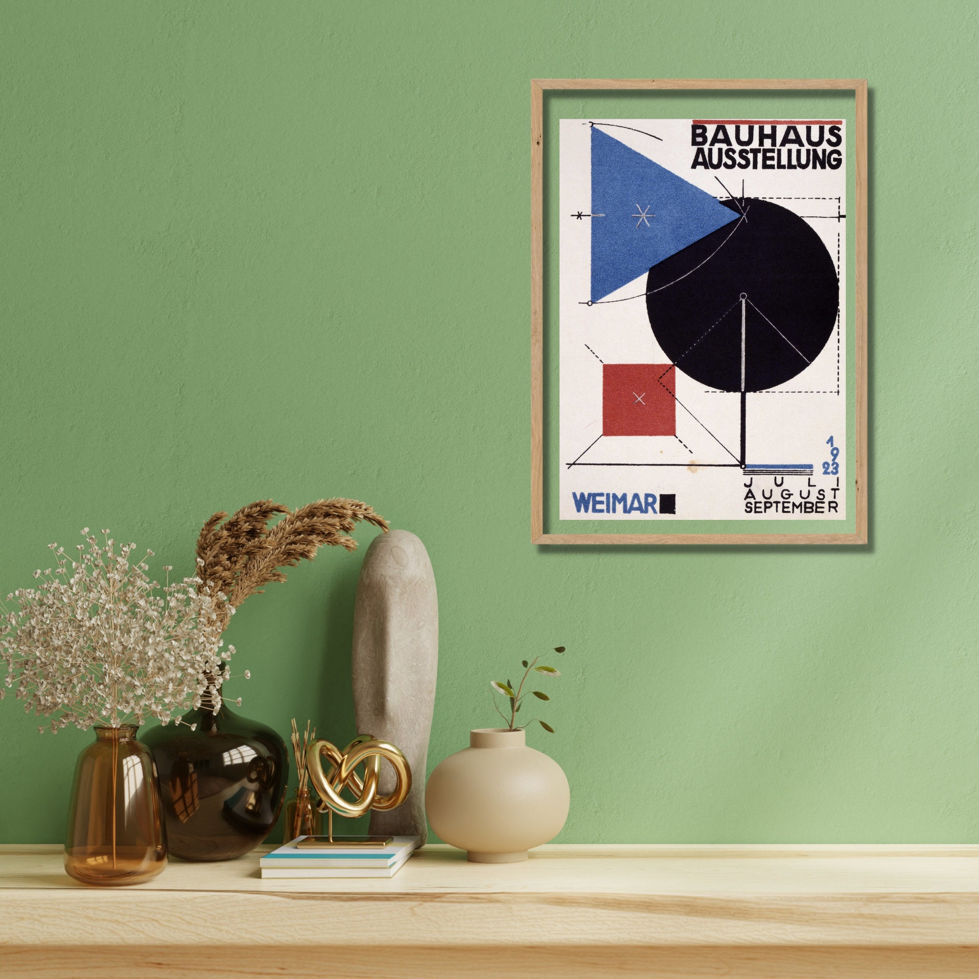 Bauhaus Poster Bauhaus Abstract 1923 Original Bauhaus Etsy