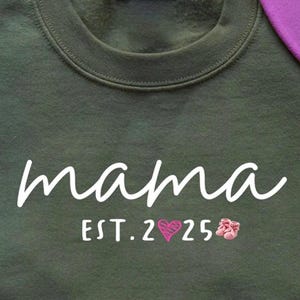 Maman fête des mères PNG, chaussons maman png, téléchargements de conception par sublimation, première fois maman png, révélation de grossesse, conception de chemise tendance nouvelle maman