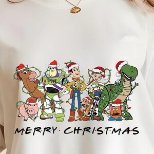 Christmas Toy Story PNG, Merry Christmas Friends Png, Christmas Squad Png, Holiday Season, Cartoon Kids Sweater, Trendy Gift Shirt Design