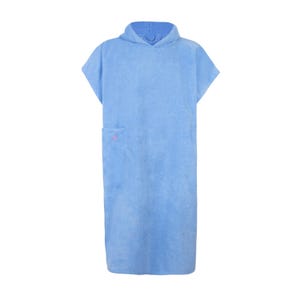 Children&#39;s towel poncho - surf poncho / kids towel poncho / bath poncho / light blue, size M
