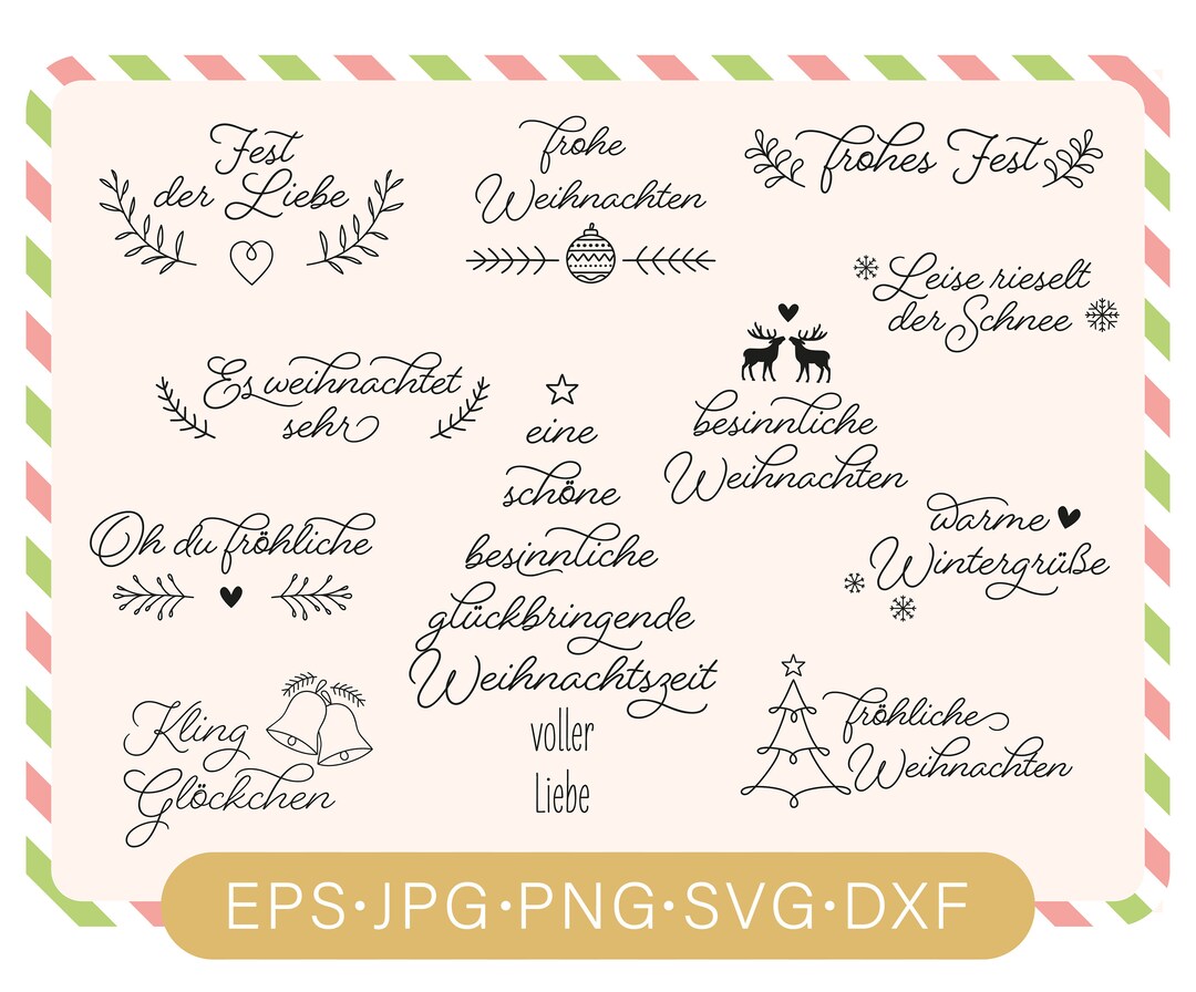 German Christmas Sayings 