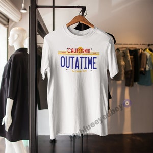 Outatime Back To The Future Inspired T Shirt 80s Film Adult Kids