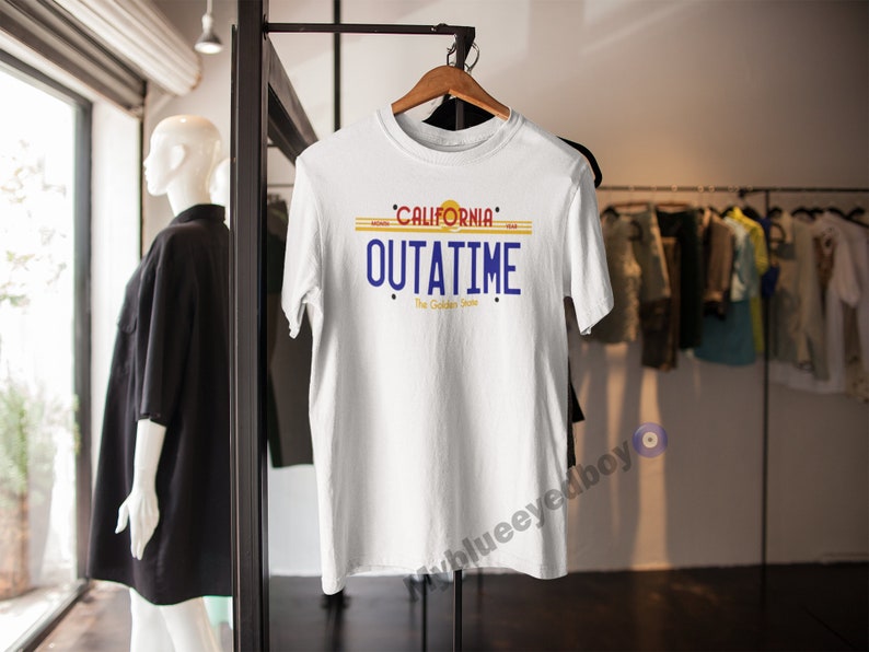 Outatime Back To The Future Inspired T Shirt 80s Film Adult Kids image 1