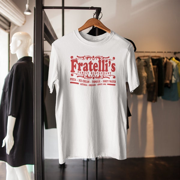 Fratelli's Restaurant The Goonies Inspired T Shirt Retro 80s Movie Adults Kids