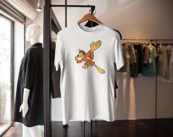 Hong Kong Phooey Karate Chop T Shirt 70s 80s Cartoon Retro Cool Adults Kids