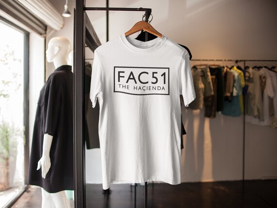 Fac 51 the Hacienda T-shirt Madchesterhappy Mondays New Fac 51 the Hacienda T-shirt Madchesterhappy Mondays New