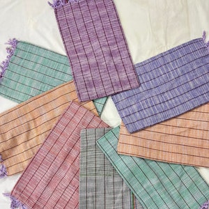 162x75CM Multi Color Lot Of Indian Gamcha Towels, Khadi Bath Towels, Bath Towels, Unisex Beach Towels, Handmade Towels For Multiuse 2022