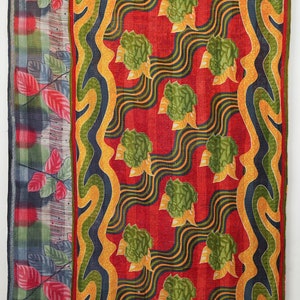 Vintage Cotton Kantha Quilt: Handmade Indian Bedspread