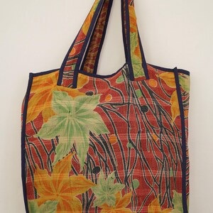 Kantha Stoffbeutel: Handgenähter Quilt aus Bio Baumwolle