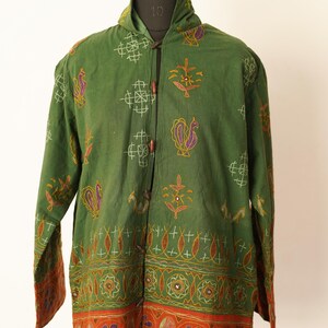 L Size Vintage Kantha Christmas All Season Jackets Specially For Winters Cotton Jacket Bohemian Handmade Jacket Vintage Unisex Cute Jacket