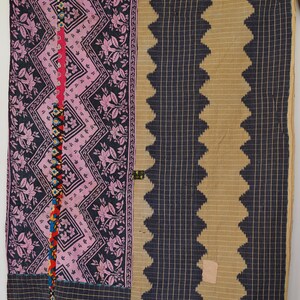 Premium, Cotton Kantha Quilt, Vintage Kantha Quilt, Kantha Bedspread